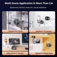 thumbnail image 6 of Ultra Strong N52 Magnetic Phone Holder, N52 Magnetic Phone Holder, Vacuum Suction Cup Car Mount, Ultra Vacuum Suction Cup Phone Mount 360° Adjustable Magnetic Suction Cell Phone Holder (White-B), 6 of 14