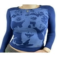 thumbnail image 1 of MesaSe Femmes Y2K Imprimé Graphique Pull à Manches Longues Chemisier Crop Tops, 1 of 6