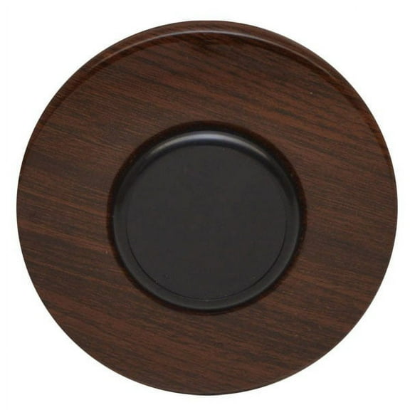 Boat Steering Wheel Center Cap | 3 1/2 Inch Plastic Woodgrain