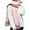 Pink, variant on Alkepwun Chunky Scarf Fluffy Warps for Women Winter Thick Soft Shawl Double Sided Two Tone Tassel Matching Color Scarf shawl