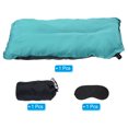 thumbnail image 3 of Unique Bargains Inflatable Pillow, Camping Travel Pillow with Storage Pouch Eye Masking, Blue, 3 of 7