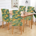 thumbnail image 2 of Yayeee 2 Pack Dining Chair Covers Stretch Parson Chairs Slipcovers Seat Protector, Whimsical Dinosaur Pattern, 2 of 6
