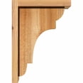 thumbnail image 3 of 6"W x 10"D x 14"H New Brighton Rough Sawn Corbel w/Backplate, Western Red Cedar, 3 of 9