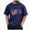 Mshirt412-Navy, variant on UAYOTSE Men American Flag Patriotic Eagle T Shirt 4th of July Skull Round Neck Short Sleeve,Sizes XXL