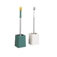 thumbnail image 2 of Cepillo de limpieza Yuarrent para inodoro y azulejos con soporte blanco, 2 of 6