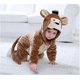 thumbnail image 2 of Ca Disfraz de dinosaurio para niños pequeños Disfraz de animal mono con capucha lindo para niños Halloween, 2 of 5