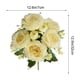 thumbnail image 3 of Ramo de rosas de seda artificial para la mesa nupcial y la decoración del hogar, 3 of 6