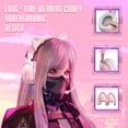 thumbnail image 4 of Onikuma ordenador por cable auricular auriculares auriculares 360 grados auriculares giratorios omnidireccional de retardo de bajo demora de escritorio para pc accesorio rosa kenally EL005815-02B, 4 of 7