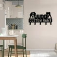 thumbnail image 2 of Craftnamesign Custom Judo Metal Key Holder, Judo Player Decorative Coat Rack, Judo Metal Key Hanger, 2 of 5