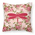 thumbnail image 2 of Carolines Treasures Moth Shabby Chic Roses Square Decorative Outdoor Pillow, 2 of 2