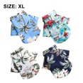 thumbnail image 2 of Conjunto de camisetas de verano para mascotas, camisetas florales de estilo hawaiano para perros, camisetas con estampado hawaiano para mascotas, ropa fresca transpirable para mascotas MFZFUKR XL, 2 of 8