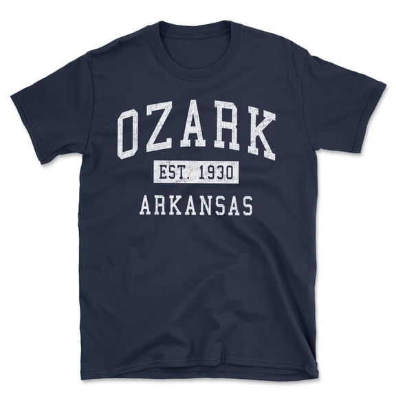 Ozark Arkansas Classic Established Men's Cotton T-Shirt