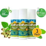 Premiere's Pain Spray Roll-On Natural Pain Relief (3-Pack), 1 Free Travel Spray