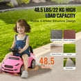 thumbnail image 3 of VEVOR Ride On Car Boys Girls Push Along Toy Stroller for Toddler 1-3 Years Pink, 3 of 9