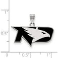 thumbnail image 2 of Sterling Silver S. Rh-P Logoart University Of North Dakota Small Enamel Pendant (18 X 12) Made In United States ss011unod, 2 of 5