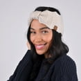 thumbnail image 2 of Women's Knit Winter Lined Headbands - Knitted Ear Warmer, 2 of 2