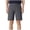 Dark Gray, variant on Men's Casual Shorts Solid Breathable Elastic Waist Side Pockets Soft Lightweight Fabric Relaxed Fit Summer Fashion Shorts Khaki L