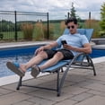 thumbnail image 5 of Vivere Aluminum Dockside Sun Lounger with Pillow - Cape Cod, 5 of 7