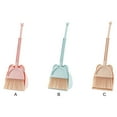 thumbnail image 2 of Wweixi 1/2/3/5 Small And Cute Broom And Dustpan Kit For Tidy Spaces Easy To Plastic Small Broom And Dustpan Set blue 1 Pc, 2 of 6