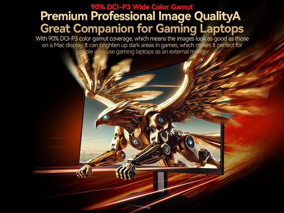 GTek 27 Inch Curved 280Hz 240Hz Gaming Monitor FHD 1080P, 1500R Curve Computer Monitor, 1920 x 1080P, VA 1ms MPRT,FreeSync, DisplayPort/HDMI, for Gaming, Streaming & Home Office
