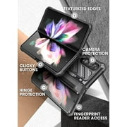 SUPCASE Unicorn Beetle Pro Series Case for Samsung Galaxy Z Fold 3 5G (2021), Full-Body Dual Layer Rugged Case with Built-in Screen Protector & Kickstand & S Pen Slot (Black)