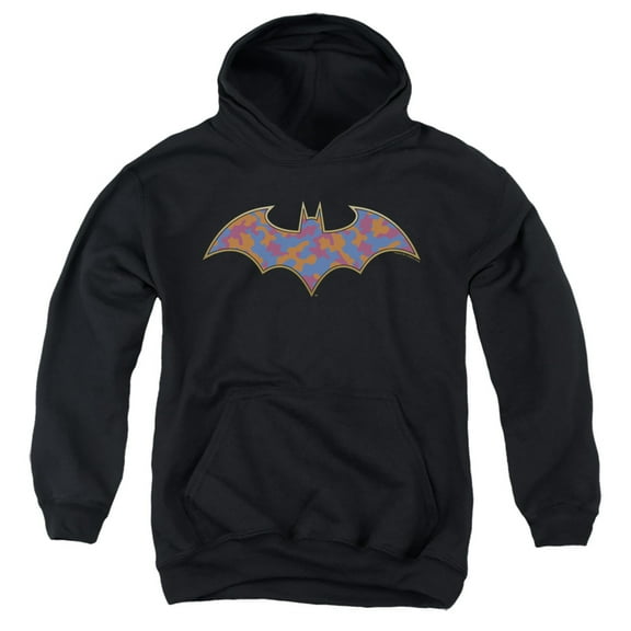 Batman - Gold Camo - Youth Hooded Sweatshirt - Large