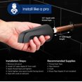 thumbnail image 4 of Grifo no desviador Tub Spout SUPPLYGIANT™ para bañera, negro mate, 4 of 8