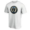 thumbnail image 2 of Men's White Philadelphia Union Logo T-Shirt, 2 of 3