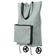 thumbnail image 1 of Sac Chariot Pliable Chariot de Magasinage Pliable Sac de Magasinage Pliant avec Roues, 1 of 8