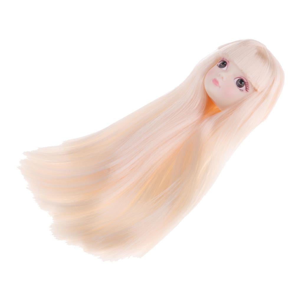 1/6 Ball Jointed Doll Head Sculpt Modell Black Hair Body Teile für LUTS DOD 