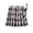 V28-Brown1, variant on WhouRiu Girls School Pleated Skirts Plaid Graphic Elastic Waist A Line Uniforms Skirt With Tie 9-18 Years