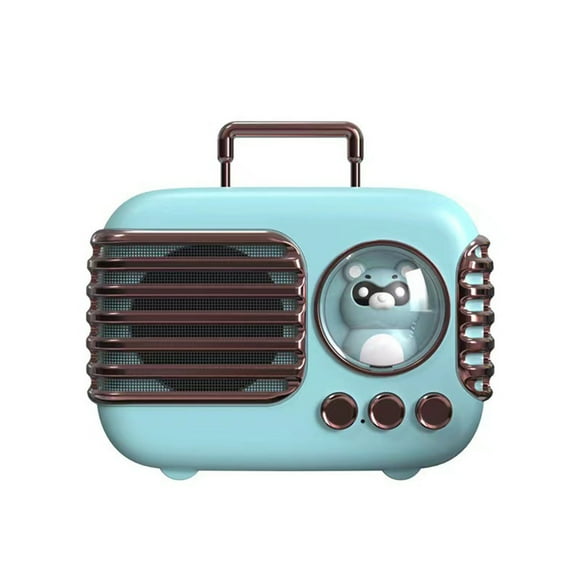 Altavoz, Función de Inserción de Tarjeta Retro Mini Altavoz Lindo para Oficina