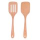 thumbnail image 1 of Juego de 2 espátulas de cocina de madera ecológicas, resistentes a altas temperaturas, antiadherentes, 1 of 10