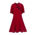 thumbnail image 2 of Vestido midi para mujer perfecl suave manga corta, 2 of 8