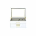 thumbnail image 5 of Large Contemporary White Jewelry Box, 5 of 7