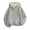 Gray, variant on newwalpole Boys Girls Sherpa Lined Hoodie Pullover Youth Fleece Hooded Sweatshirt Kid's Warm Fuzzy Thicken Clothes Teen Pullover Red for Size 5-6 Years
