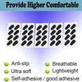 thumbnail image 6 of Soft Foam Nose Pads Topboutique Black Eyeglass Nose Pads Grips Self Adhesive Non-Slip Eyeglass Nose Pads Non Slip Eye Glasses Nose Pads for Plastic Frame - Water Drop Shape (20 Pairs,Skin/1.5 mm), 6 of 7