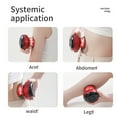 thumbnail image 2 of Qarigey Ventosas eléctricas para raspar el hombro, luz roja, calefacción, apagado automático, dispositivo de masaje, masajeador térmico, masajeadores Rojo 6 marchas tipo 2, 2 of 6