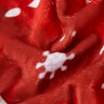 thumbnail image 6 of Christmas Flannel Fleece Blanket Lightweight Twin 60" x 80" (Red Reindeer), 6 of 7