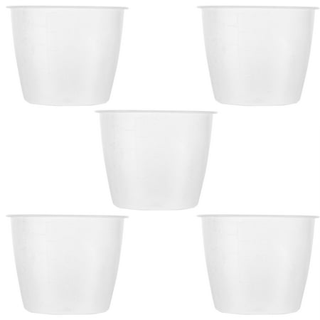 

TOYMYTOY 10 Pcs Food Grade Plastic Rice Measuring Cup Rice Cooker Measurement Tools for Dry and Liquid Ingredients (160ml)