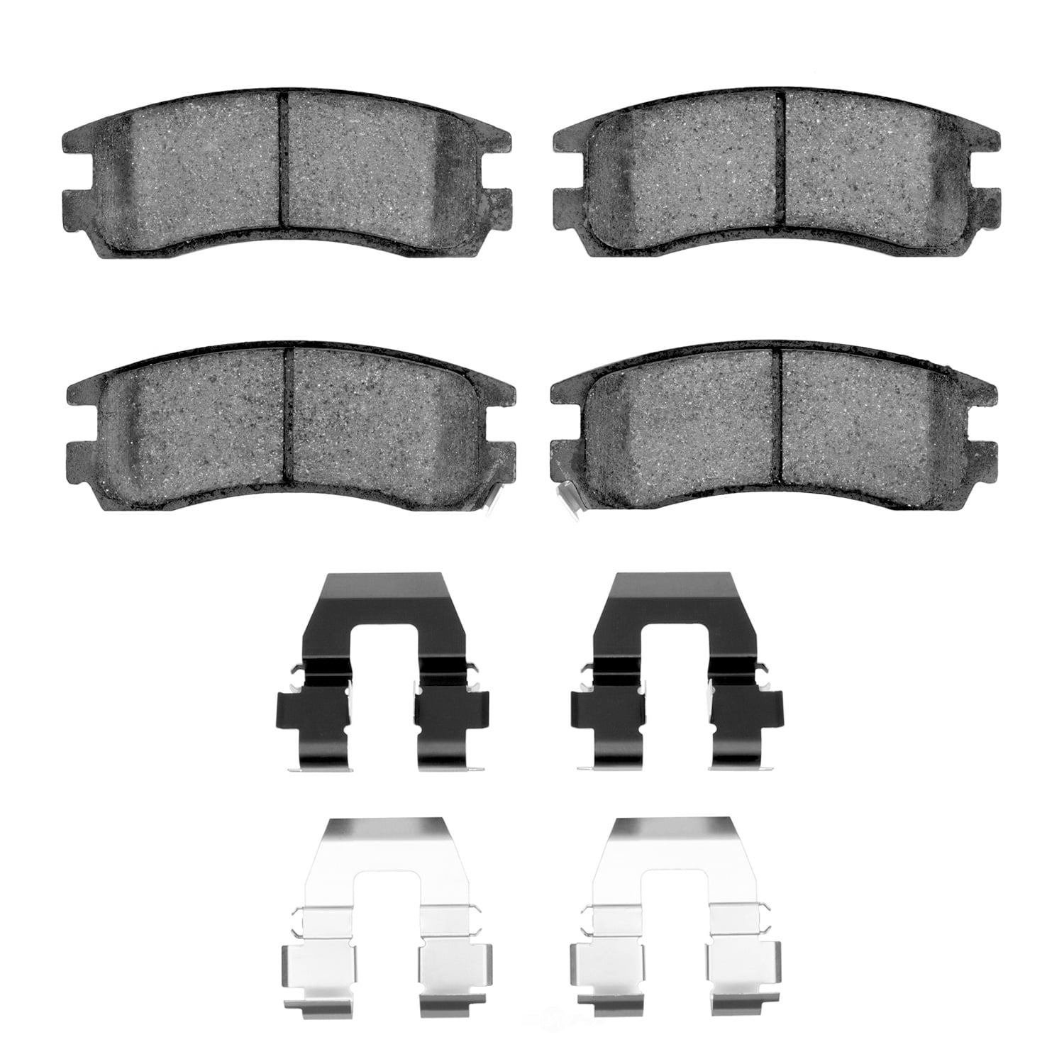 Dynamic Friction Company 1551-0698-01 DFC 5000 Advanced Brake Pads - Ceramic and Hardware Kit - OE