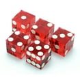 thumbnail image 3 of Casino Dice 19Mm Red Casino Dice with Razor Edges, 3 of 3