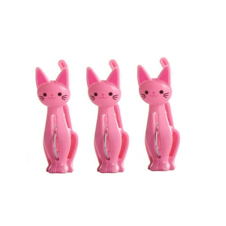 

Homeex Cat plastic clip Pink 4pcs
