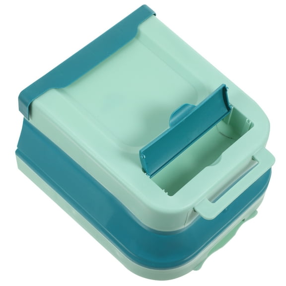 Wall-mounted Kitchen Folding Trash Can Garbage Hanging Waste Basket Plastic Lixeira Para Cozinha Compost Bin Small Rack