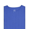 thumbnail image 2 of Wonder Nation Girls Short Sleeve Rib Tee, Sizes 4-18 & Plus, 2 of 3