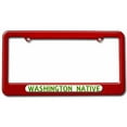 thumbnail image 1 of Washington Native, State Pride License Plate Tag Frame, Multiple Colors, 1 of 1