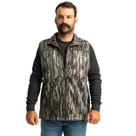 Realtree Men s High Pile Fleece Vest Original Camo - Warm Durable Outdoor Apparel for Hunting Hiking & Everyday Wear