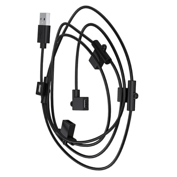 5 Way USB Power Adapter Splitter 240cm Cable 5V Output For Small Appliances Lights Fan Can not Data Support