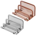 thumbnail image 3 of 2pcs File Holder Desktop Book Rack Delicate Book Organizer Vertical Office Magazine Rack Home Supply, 3 of 8