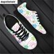 thumbnail image 1 of Doginthehole - Zapatillas de deporte para mujer con estampado de pata de perro, informales, transpirables, con cordones, planas, 1 of 6